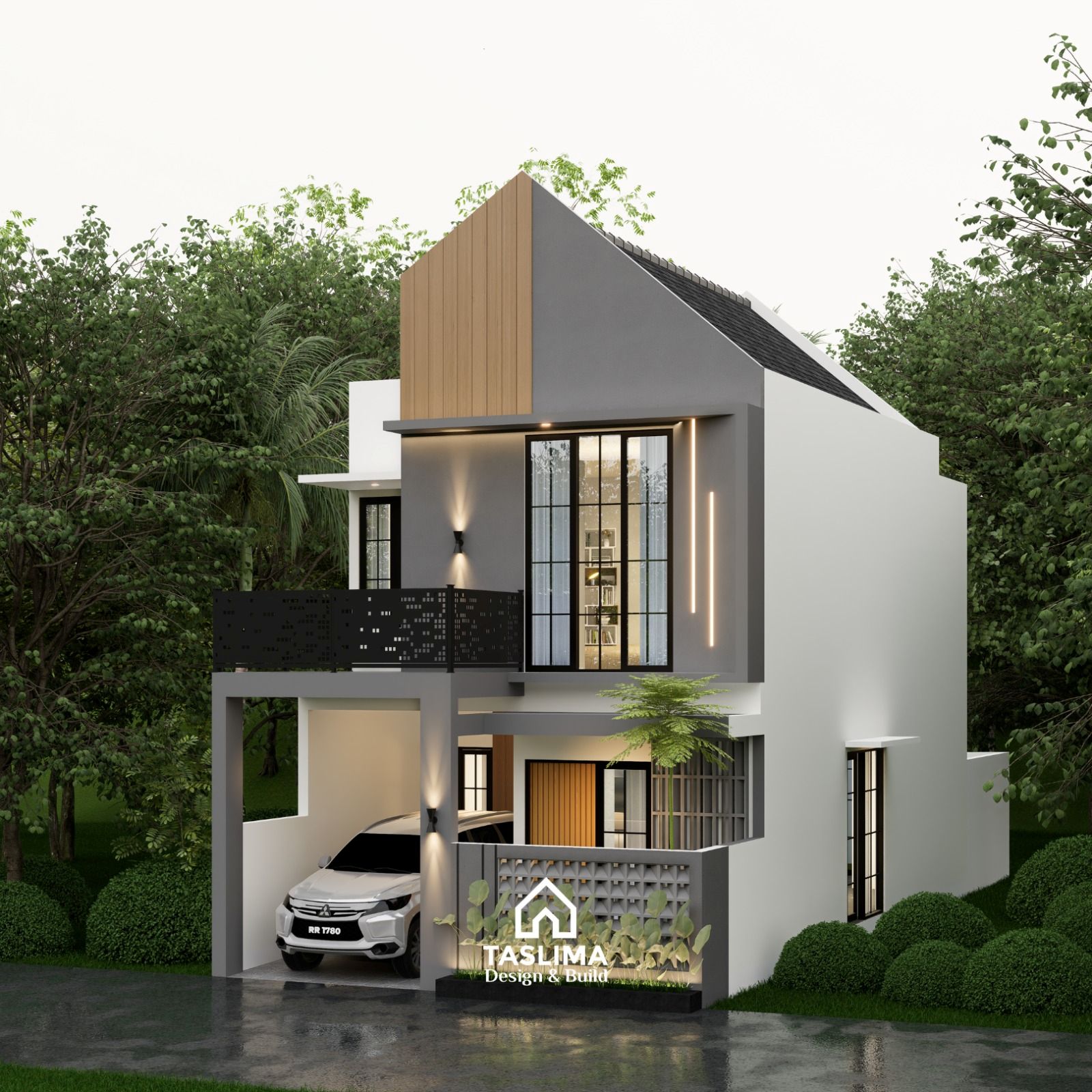 Desain Rumah 2 Lantai Aestethic Mewah